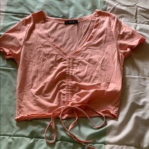 Never worn pink crop top